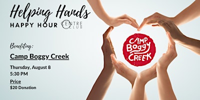 Primaire afbeelding van Helping Hands Happy Hour for Camp Boggy Creek