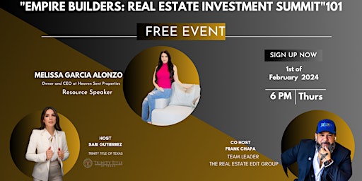 Imagen principal de Empire Builders: “Real Estate Investment Summit “