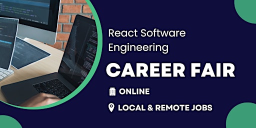 Image principale de React Software Engineering Jobs - Virtual Career Fair