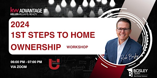 Hauptbild für 1st Steps to Home Ownership workshop on Zoom