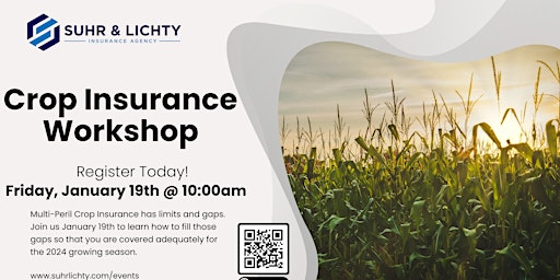 Hauptbild für Free Crop Insurance Workshop