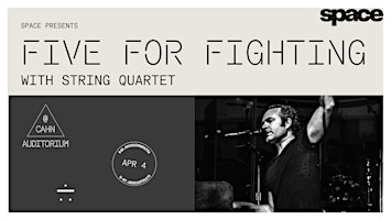 Imagem principal do evento Five for Fighting with String Quartet
