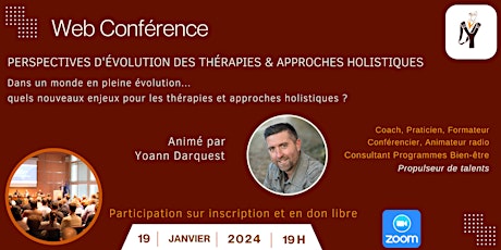 Primaire afbeelding van Perspectives d'évolution des thérapies et approches holistiques