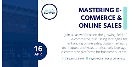 Primaire afbeelding van Mastering E-commerce and Online Sales