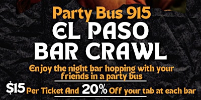 Imagem principal do evento El Paso Bar Crawl
