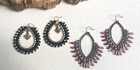 Primaire afbeelding van Woven Beaded Earrings