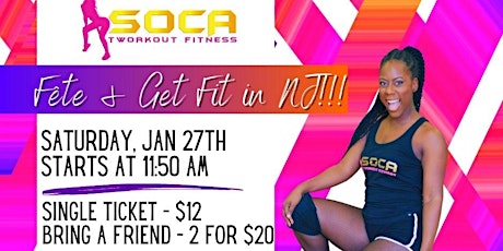 Imagen principal de Soca Tworkout Fitness: Fête and Get Fit in NJ!!!