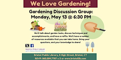 Hauptbild für Gardening Discussion Group
