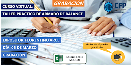 Hauptbild für GRABACIÓN "Armado de Balance - Taller Práctico" GRABACIÓN