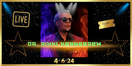 Imagem principal do evento Dr. Rihki Kennebrew LIVE! Songs From The Black Joy Galaxy!