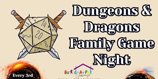 Imagem principal do evento Dungeons & Dragons Family Game Night