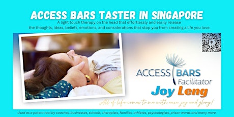 Image principale de Access Bars Brain Therapy Taster 2 in SG (Jan edition)