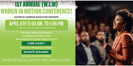 WOMEN IN MOTION CONFERENCE (W.I.M.)