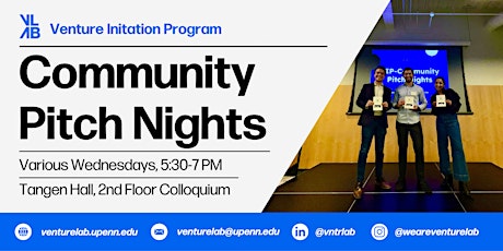 VIP Community Pitch Nights