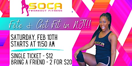 Imagen principal de Soca Tworkout Fitness: Fête and Get Fit in NJ!!!
