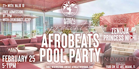 Afrobeats & Amapiano Pool Party primary image