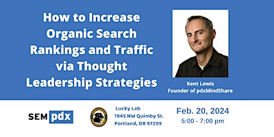 Hauptbild für How to Increase Organic Search Traffic via Thought Leadership Strategies