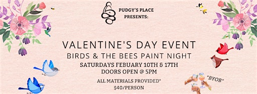 Collection image for Valentine's Day Paint Night: Birds & The Bees