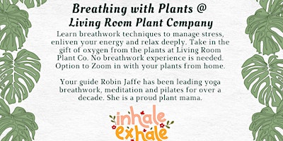 Imagem principal do evento Breathing with Plants