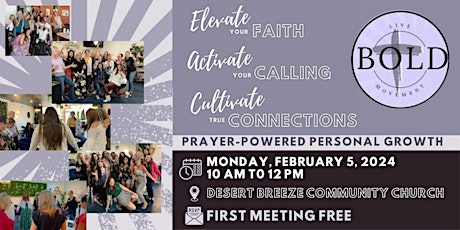 Live B.O.L.D. Movement Monthly Connection Meeting! primary image