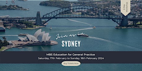 The New GP MBS Education Workshop 2 Day Event - SYDNEY primary image