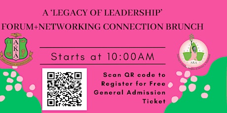 'A Legacy of Leadership' Forum + Networking Connection Brunch primary image