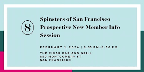 Imagen principal de Spinsters of San Francisco Prospective New Member Info Session