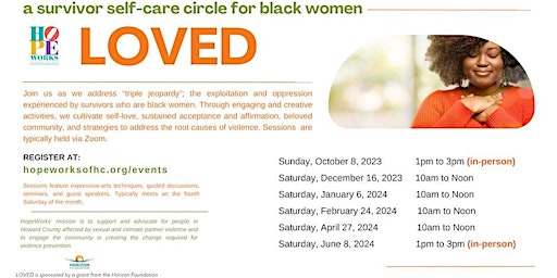 Imagen principal de LOVED: A Survivor Self-Care Circle for Black Women