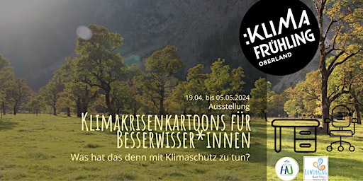 Hauptbild für "KlimaKrisenKartoons" - Ausstellung für „Besserwisser*innen"