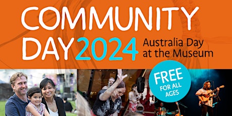 Imagem principal do evento Community Day 2024  – Australia Day at the Museum