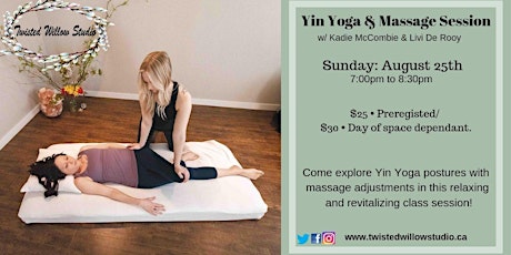 Yin & Massage Session primary image