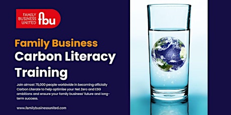 Carbon Literacy Training For Family Businesses (April)