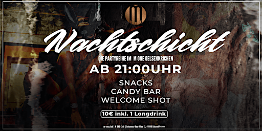 Primaire afbeelding van Nachtschicht | Live Act Marco Sales | Die Partyreihe im M One Gelsenkirchen