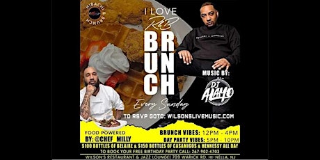I Love R&B Brunch Powered by: Chef Milly of Hell’s Kitchen