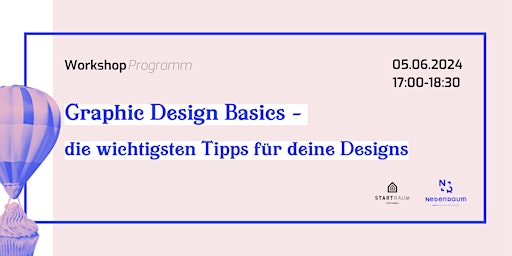 Graphic Design Basics - die wichtigsten Tipps für deine Designs primary image