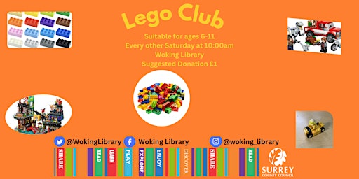 Lego Club at Woking Library primary image