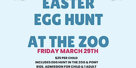Easter Egg Hunt At The Zoo