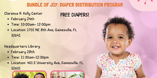 Imagem principal do evento Bundle of Joy Diaper Distribution Program