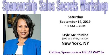 Sponsorship Sales Secrets Workshop NYC primary image