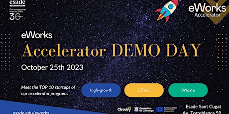 eWorks Accelerator 2023 Demo Day - hybrid primary image