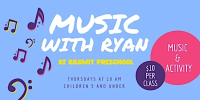 Imagem principal de Mommy & Me Music Class | Bilowit Preschool | Open to All