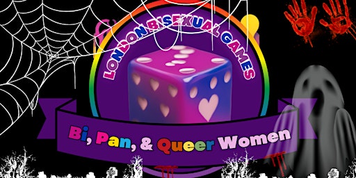 Primaire afbeelding van Halloween-Themed London Bisexual Women Games, Snacks, & Wine Night