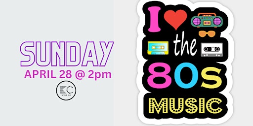 FREE music bingo: 80s bingo primary image