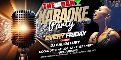 Hauptbild für KARAOKE FRIDAYS @ THE NEXT BAR!!!