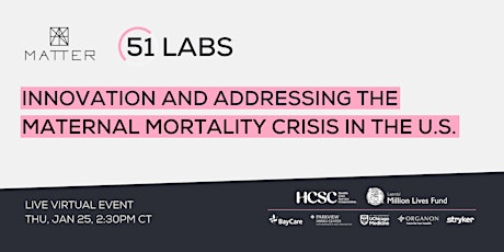 Innovation and Addressing the Maternal Mortality Crisis in the U.S. primary image