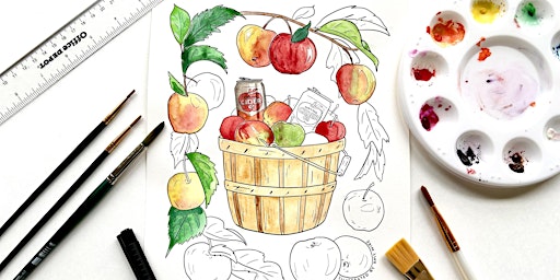 Immagine principale di Pints & Palettes: Watercolor Workshop at Portland Cider Beaverton 