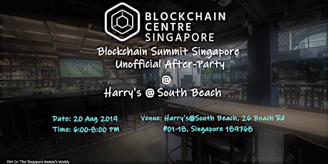Blockchain Summit Singapore Unofficial After-Party  primary image