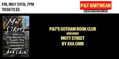 Image principale de Gotham Book Club at P&T Knitwear