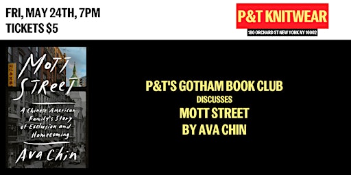 Primaire afbeelding van Gotham Book Club at P&T Knitwear