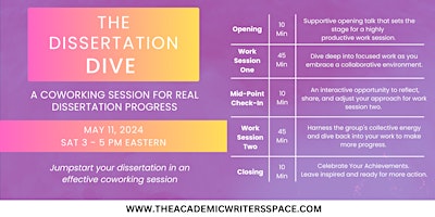 The Dissertation Dive: A Coworking Session for Real Dissertation Progress primary image